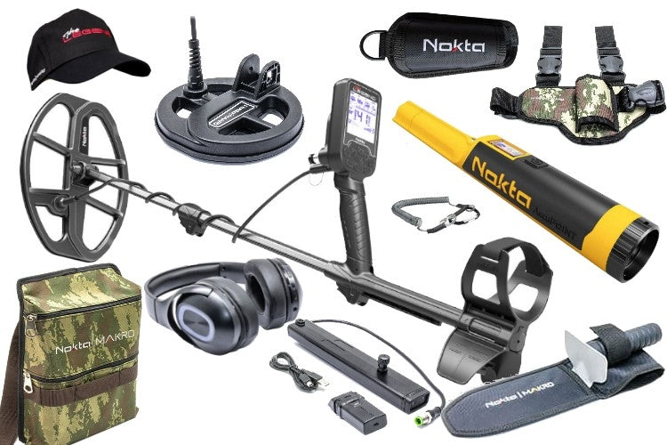Nokta Legend WHP Metalldetektor PRO-PACK & Accupoint Pinpointer & Starter Accessory Packet