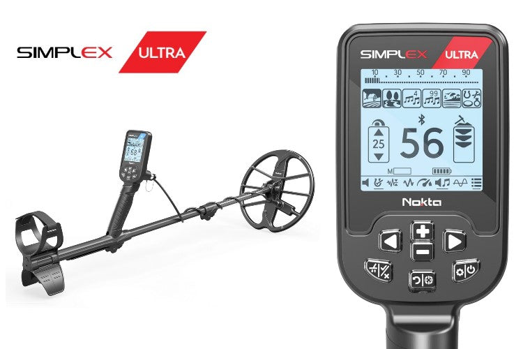 Nokta Simplex ULTRA Metalldetektor & Accupoint Pinpointer & Schatzsucherhandbuch