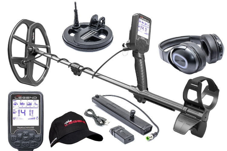 Nokta/Makro Legend Metalldetektor mit Funkkopfhörer PRO PACK (neueste Version)